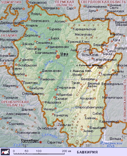 такси Москва Уфа,такси межгород,карта Башкирии,автобусы до Уфы